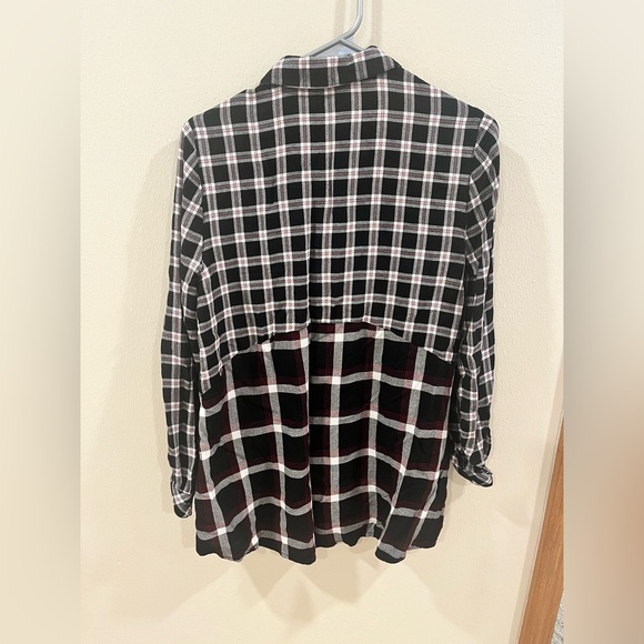 Beach Lunch Lounge Collection Size Small Button Down Flannel Pattern - Picture 2 of 9